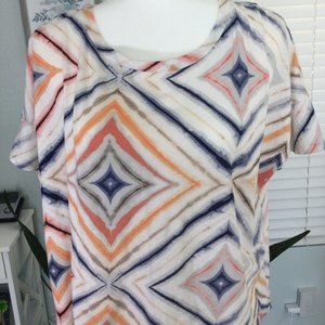 Tie Dye Tee Shirt White